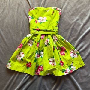 Hollister floral mini dress